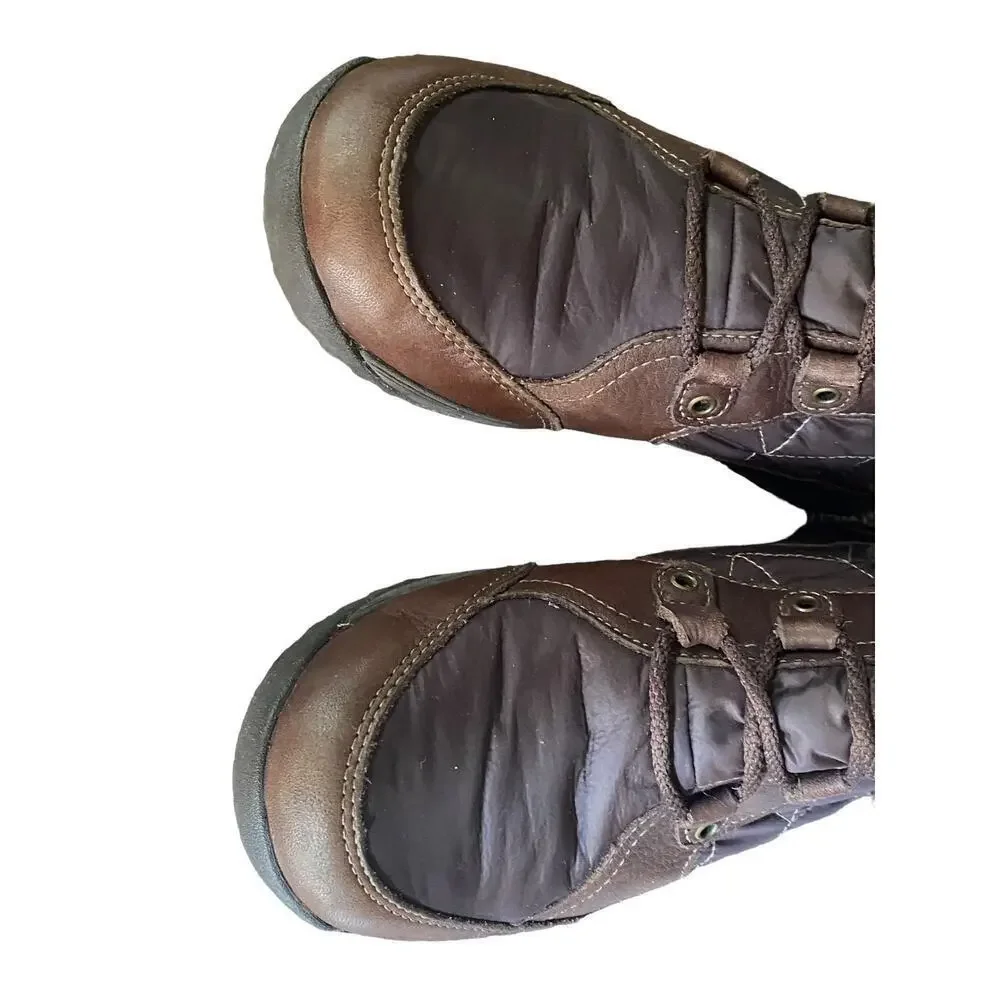 Teva Lenawee Waterproof Thinsulate Faux Fur Winter Snow Boots  Womens 5.5 Brown